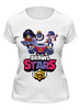 Заказать женскую футболку в Москве. Футболка классическая Brawl Stars от vista12761@rambler.ru - готовые дизайны и нанесение принтов.
