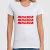 Заказать женскую футболку в Москве. Футболка классическая Metal Gear Solid от THE_NISE  - готовые дизайны и нанесение принтов.