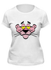 Заказать женскую футболку в Москве. Футболка классическая Розовая пантера от icase - готовые дизайны и нанесение принтов.
