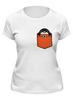 Заказать женскую футболку в Москве. Футболка классическая Пингвин от svetlanas - готовые дизайны и нанесение принтов.