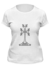 Заказать женскую футболку в Москве. Футболка классическая Армянский крест от ar_lev - готовые дизайны и нанесение принтов.
