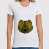 Заказать женскую футболку в Москве. Футболка классическая Evil bear от Марина Милютина - готовые дизайны и нанесение принтов.