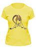 Заказать женскую футболку в Москве. Футболка классическая Жираф от queen  - готовые дизайны и нанесение принтов.