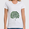 Заказать женскую футболку в Москве. Футболка классическая оливковое дерево от okonit - готовые дизайны и нанесение принтов.