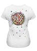 Заказать женскую футболку в Москве. Футболка классическая Пицца от evragka  - готовые дизайны и нанесение принтов.
