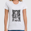 Заказать женскую футболку в Москве. Футболка классическая Howard Lovecraft T-Shirt от BigBrother - готовые дизайны и нанесение принтов.