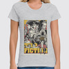 Заказать женскую футболку в Москве. Футболка классическая Pulp Fiction family от KinoArt - готовые дизайны и нанесение принтов.