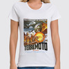 Заказать женскую футболку в Москве. Футболка классическая Terremoto от KinoArt - готовые дизайны и нанесение принтов.