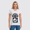 Заказать женскую футболку в Москве. Футболка классическая Guru of trance от nami - готовые дизайны и нанесение принтов.