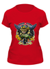 Заказать женскую футболку в Москве. Футболка классическая monkey от nova_lada - готовые дизайны и нанесение принтов.