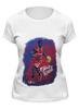 Заказать женскую футболку в Москве. Футболка классическая Американский баскетбол от Виктор Гришин - готовые дизайны и нанесение принтов.