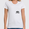 Заказать женскую футболку в Москве. Футболка классическая 404 error от Макс Сивов - готовые дизайны и нанесение принтов.