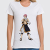 Заказать женскую футболку в Москве. Футболка классическая Fairy Tail от Y L - готовые дизайны и нанесение принтов.