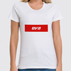 Заказать женскую футболку в Москве. Футболка классическая Имя Eva от THE_NISE  - готовые дизайны и нанесение принтов.