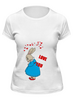 Заказать женскую футболку в Москве. Футболка классическая Rabbit_woman от Printio - готовые дизайны и нанесение принтов.