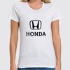 Заказать женскую футболку в Москве. Футболка классическая Honda от THE_NISE  - готовые дизайны и нанесение принтов.