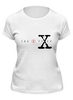 Заказать женскую футболку в Москве. Футболка классическая x files от Ксения Лазарева - готовые дизайны и нанесение принтов.