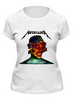 Заказать женскую футболку в Москве. Футболка классическая Metallica Band от Leichenwagen - готовые дизайны и нанесение принтов.