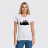 Заказать женскую футболку в Москве. Футболка классическая Forest Fox от oneredfoxstore@gmail.com - готовые дизайны и нанесение принтов.