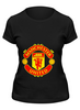 Заказать женскую футболку в Москве. Футболка классическая Manchester United от margo23 - готовые дизайны и нанесение принтов.