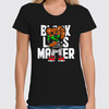 Заказать женскую футболку в Москве. Футболка классическая ✱ Black Lives Matter Bear ✱ от balden - готовые дизайны и нанесение принтов.