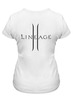 Заказать женскую футболку в Москве. Футболка классическая Lineage 2 от denis01001 - готовые дизайны и нанесение принтов.