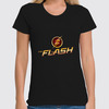 Заказать женскую футболку в Москве. Футболка классическая Flash  от T-shirt print  - готовые дизайны и нанесение принтов.