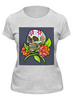 Заказать женскую футболку в Москве. Футболка классическая Череп от THE_NISE  - готовые дизайны и нанесение принтов.