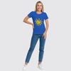 Заказать женскую футболку в Москве. Футболка классическая Солнце - Sun от trend - готовые дизайны и нанесение принтов.