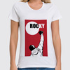 Заказать женскую футболку в Москве. Футболка классическая Rocky / Рокки от KinoArt - готовые дизайны и нанесение принтов.