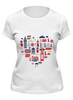 Заказать женскую футболку в Москве. Футболка классическая Англия 2 от сергей дудников - готовые дизайны и нанесение принтов.