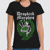 Заказать женскую футболку в Москве. Футболка классическая Dropkick Murphys от geekbox - готовые дизайны и нанесение принтов.