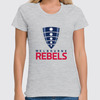 Заказать женскую футболку в Москве. Футболка классическая Мельбурн Ребелс от rugby - готовые дизайны и нанесение принтов.