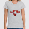 Заказать женскую футболку в Москве. Футболка классическая Harvard от dopet - готовые дизайны и нанесение принтов.