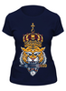 Заказать женскую футболку в Москве. Футболка классическая ❖ Tiger Royal Crown ❖ от balden - готовые дизайны и нанесение принтов.