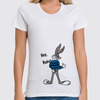 Заказать женскую футболку в Москве. Футболка классическая Bugs Bunny_man от Printio - готовые дизайны и нанесение принтов.