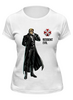 Заказать женскую футболку в Москве. Футболка классическая Albert Wesker Resident Evil от Fix Print - готовые дизайны и нанесение принтов.