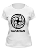 Заказать женскую футболку в Москве. Футболка классическая Kasabian от geekbox - готовые дизайны и нанесение принтов.