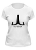 Заказать женскую футболку в Москве. Футболка классическая Devision logo от Black Pimpf - готовые дизайны и нанесение принтов.