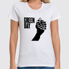 Заказать женскую футболку в Москве. Футболка классическая Green day от walek - готовые дизайны и нанесение принтов.