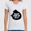 Заказать женскую футболку в Москве. Футболка классическая Angry Bird от trugift - готовые дизайны и нанесение принтов.