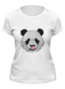 Заказать женскую футболку в Москве. Футболка классическая Панда от THE_NISE  - готовые дизайны и нанесение принтов.
