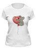 Заказать женскую футболку в Москве. Футболка классическая коала от 4erta - готовые дизайны и нанесение принтов.
