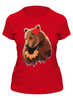 Заказать женскую футболку в Москве. Футболка классическая Медведица от T-shirt print  - готовые дизайны и нанесение принтов.