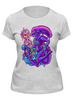 Заказать женскую футболку в Москве. Футболка классическая Alien от T-shirt print  - готовые дизайны и нанесение принтов.