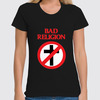 Заказать женскую футболку в Москве. Футболка классическая Bad Religion от Pomidor - готовые дизайны и нанесение принтов.