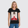 Заказать женскую футболку в Москве. Футболка классическая elm street от kris2810 - готовые дизайны и нанесение принтов.