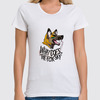 Заказать женскую футболку в Москве. Футболка классическая Голова пса от aleks_say - готовые дизайны и нанесение принтов.