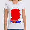 Заказать женскую футболку в Москве. Футболка классическая Трамп (Trump) от mystylez - готовые дизайны и нанесение принтов.