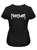 Заказать женскую футболку в Москве. Футболка классическая Manowar Band от Leichenwagen - готовые дизайны и нанесение принтов.
